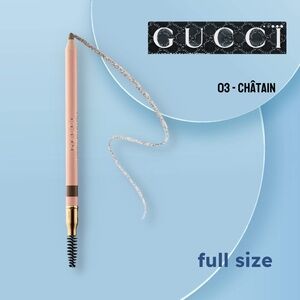 ⬇️*🆕*BNIB* GUCCI | FULL | Waterproof Retractable Eyebrow Pencil - Châtain